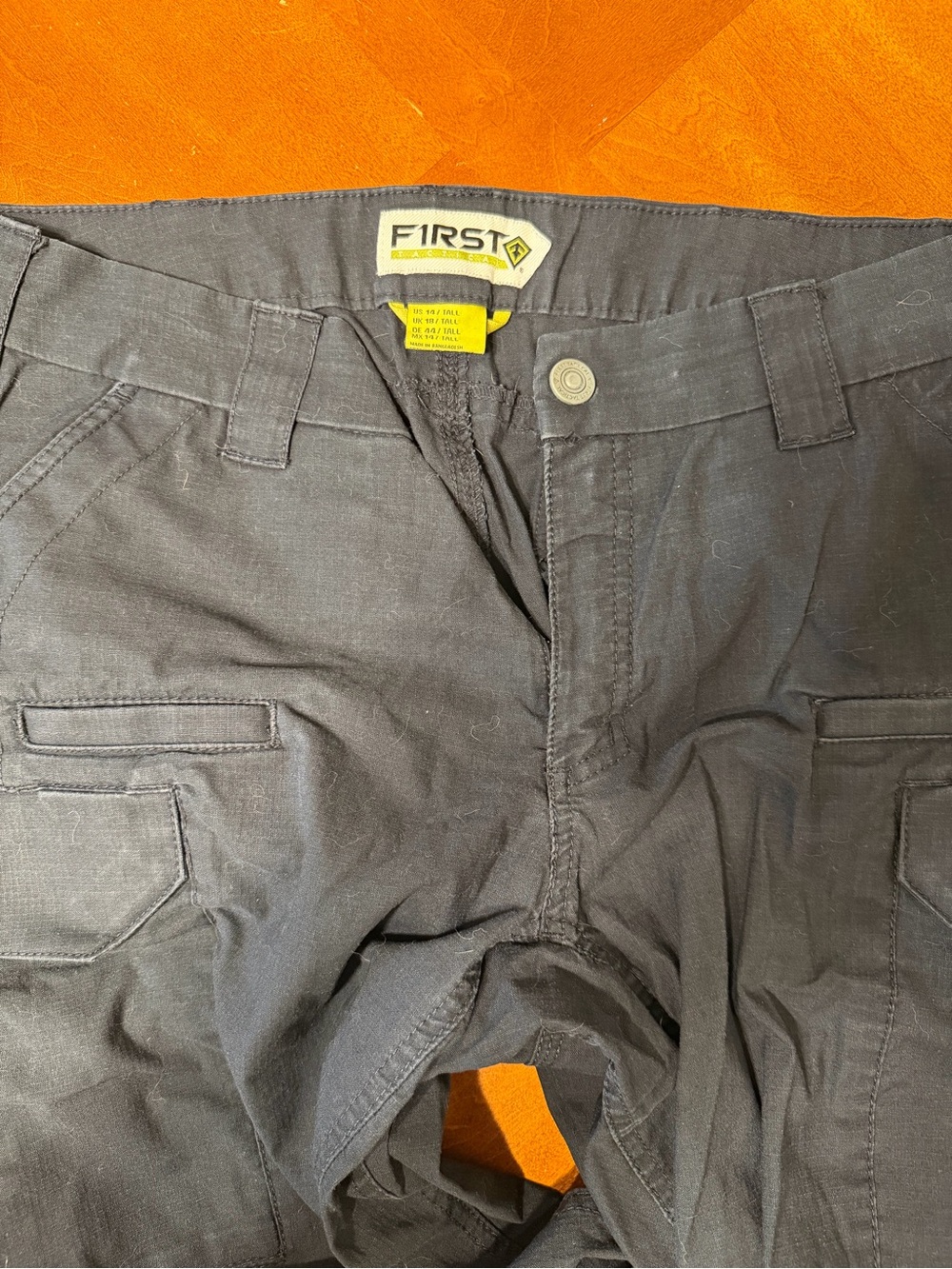 ® Men's Black Cargo Pants with Utility Pockets